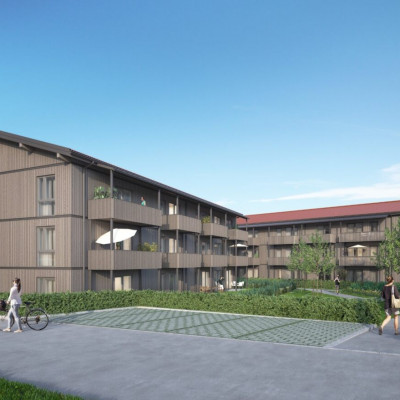 1 bis 4 Zimmer-Wohnungen zwischen 39 m² und 90 m² mit Fußbodenheizung und Balkon oder Terrasse für Singles, Paare, Rentner sowie Familien