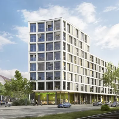 2 bis 4 Zimmer-Wohnungen zwischen 45 m² und 89 m² mit Fußbodenheizung und Balkon oder Loggia