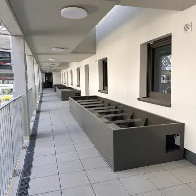 2 bis 4 Zimmer-Wohnungen zwischen 45 m² und 89 m² mit Fußbodenheizung und Balkon oder Loggia